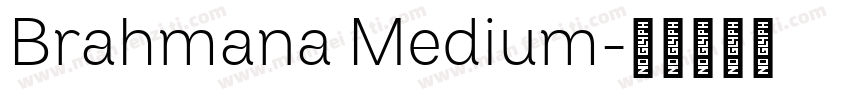 Brahmana Medium字体转换